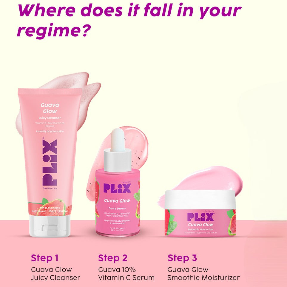 Guava Glow Juicy Cleanser For Skin Brightening With Vitamin C