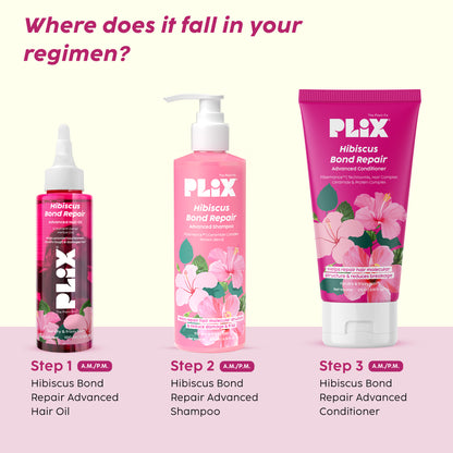 Hibiscus Bond Repair Advanced Hair Oil | For Targeted Repair of Rough & Damaged Hair