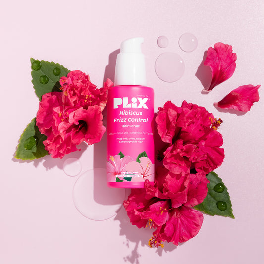 Hibiscus Frizz Control Hair Serum | Powered by 13 Oils for 3X Stronger, Shinier Hair
